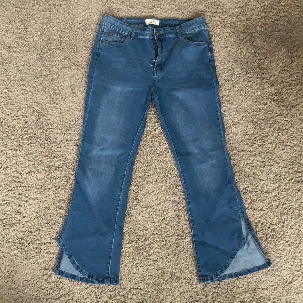 Chelsea & Violet denim flared jeans